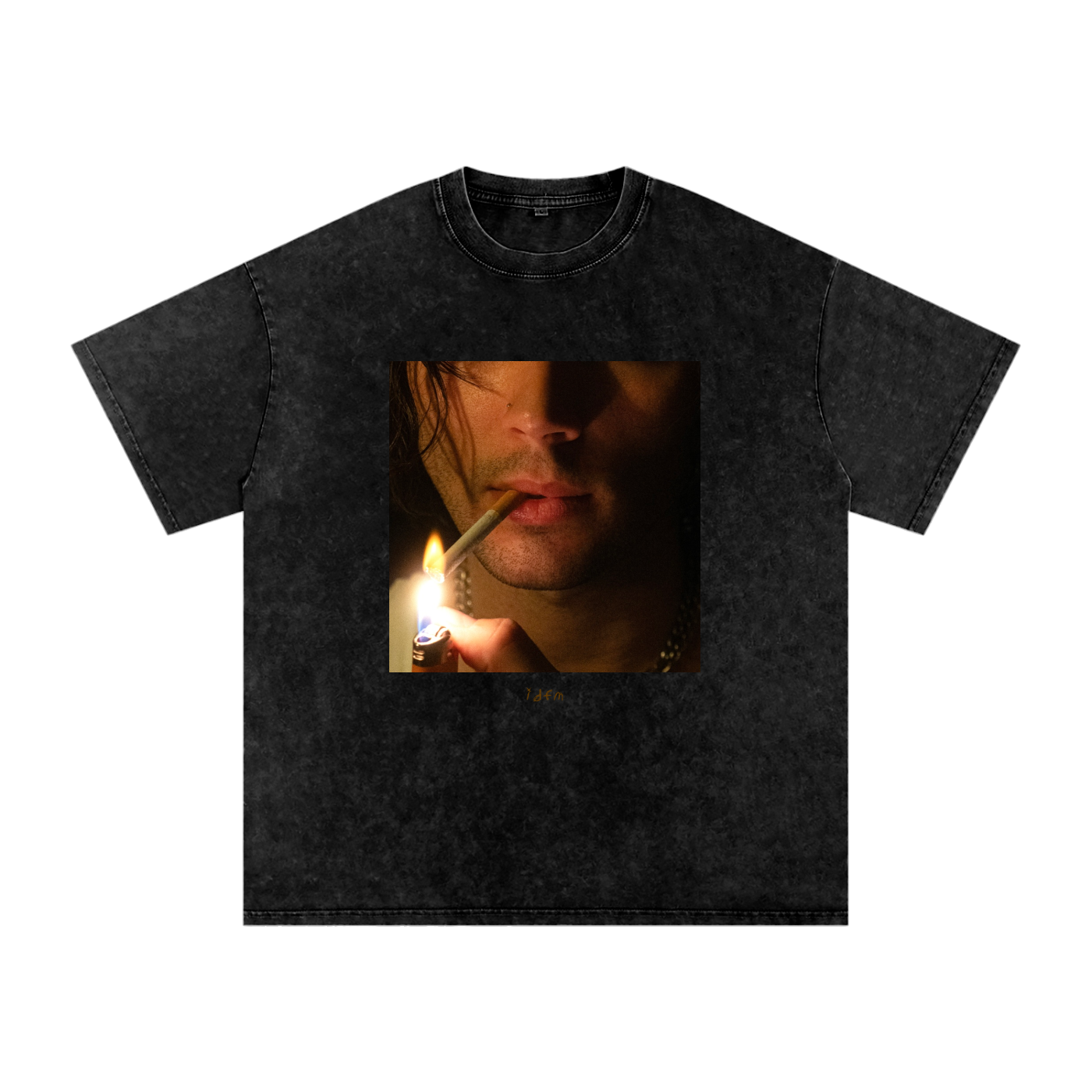 idfm - Oversized Acid Wash Cotton T-Shirt